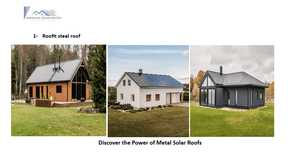 Roofit Steel Roof - 2-in-1 Solar Powered Roofing